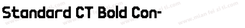 Standard CT Bold Con字体转换